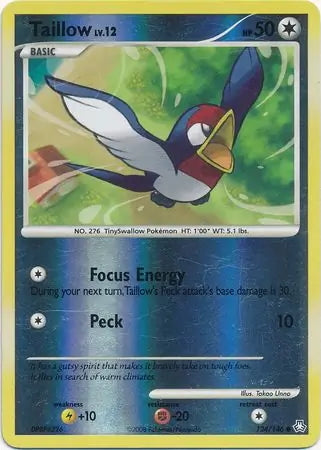 Legends Awakened Taillow #124/146 reverse holo